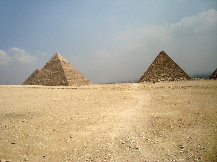 brown pyramids