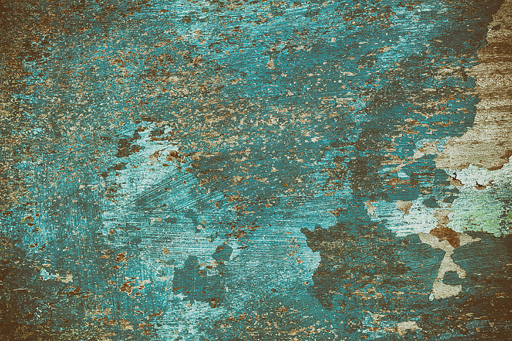Close-up shot of faded and stressed paint texture, image captured with a Canon 5D