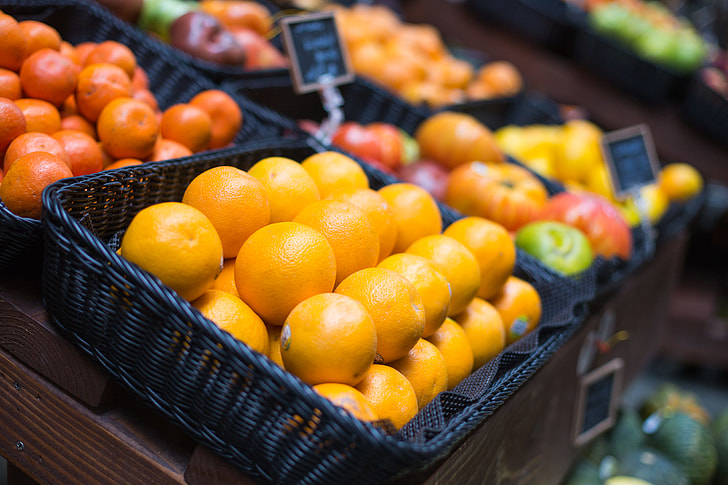 Fresh Oranges on Small Farmer’s Market