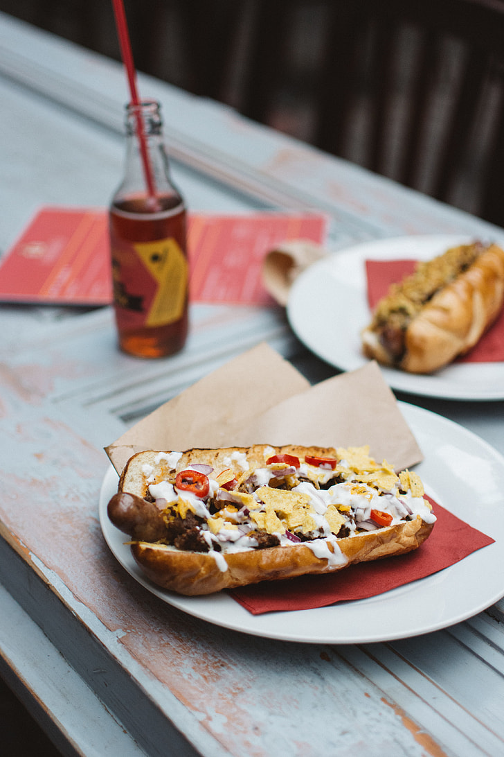 Royalty-Free photo: Awesome beef hotdog | PickPik