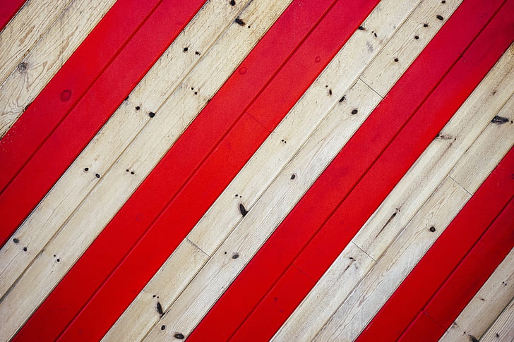 white and red wooden panel