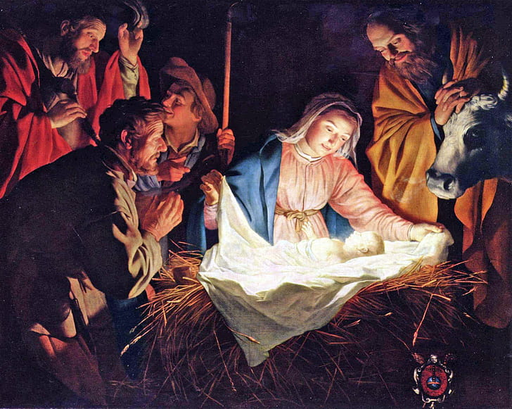 The Nativity painting