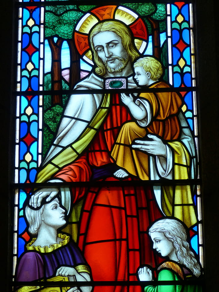 Jesus Christ Stained Glass Artwork