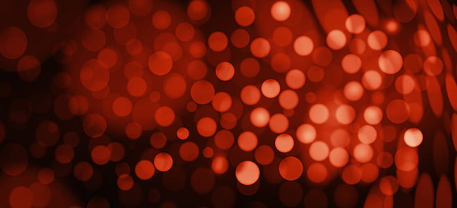 red bokeh photography