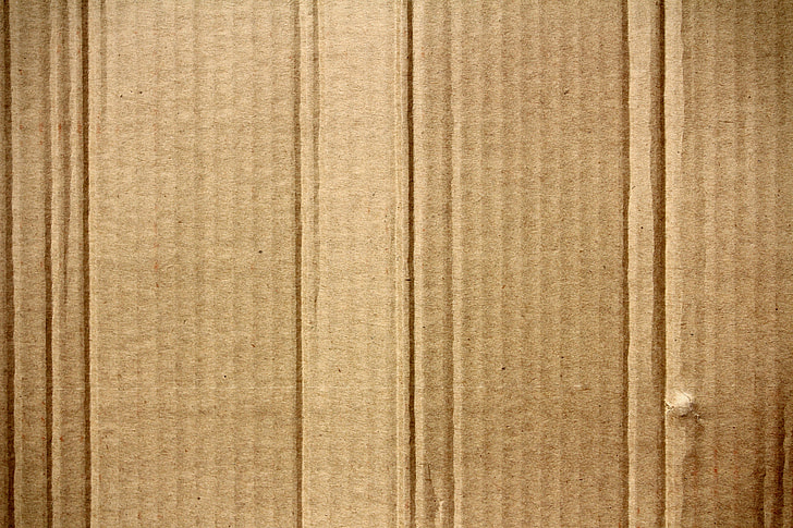 brown cardboard surface