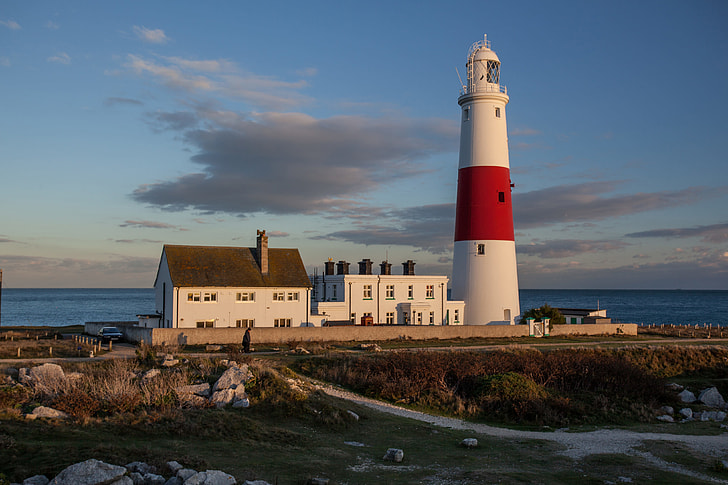 Lighthouse at Portland, Dorset, England