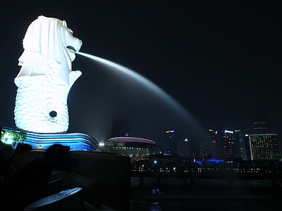 Lion statue, Singapore photo