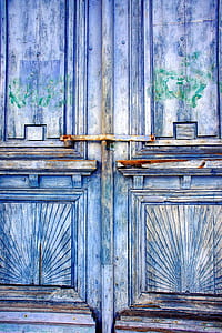 Gray Wooden Closed 2 Door