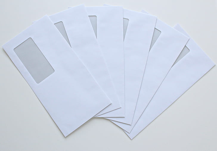 High Angle View of Paper Against White Background