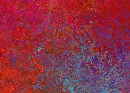 red and blue abstract painting 3D wallpaper
