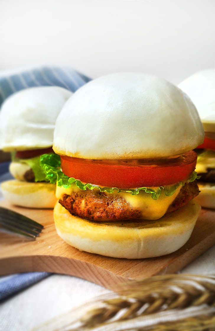 Chinese Pork Burger by. CharmingChef