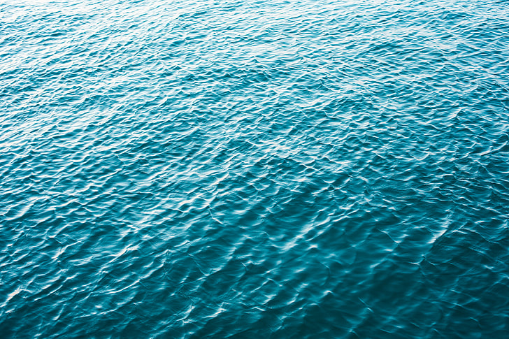 Minimalistic Blue Calm Sea