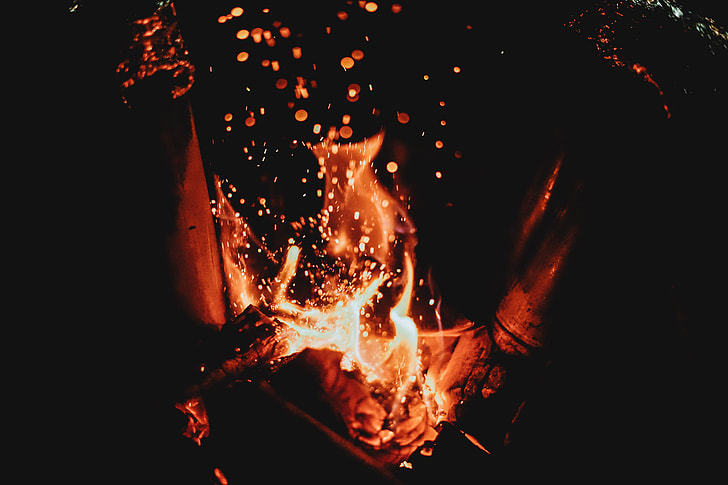 Royalty-Free photo: Photo of bonfire | PickPik