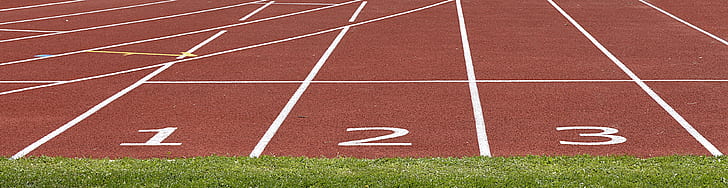 track & field track during daytime