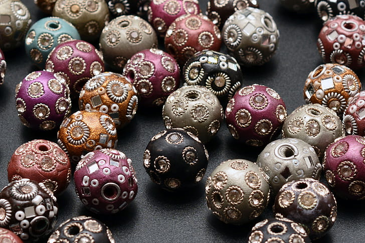 bunch of decorative ball