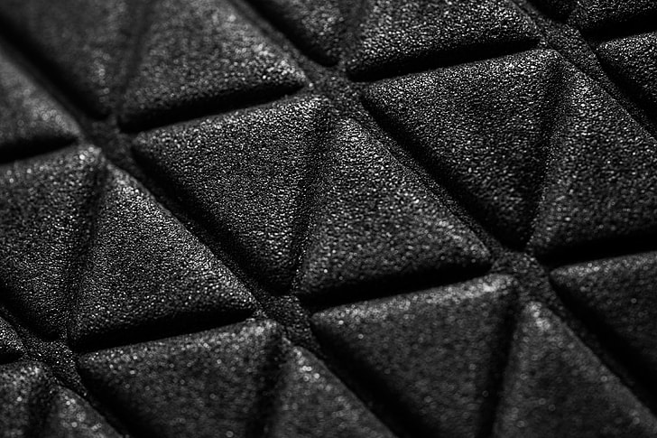 Triangle 3D Abstract Macro Pattern