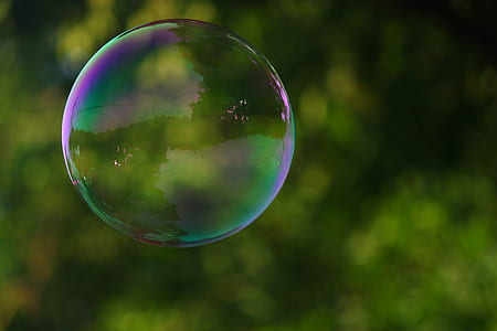 shallow focus photography of bubble