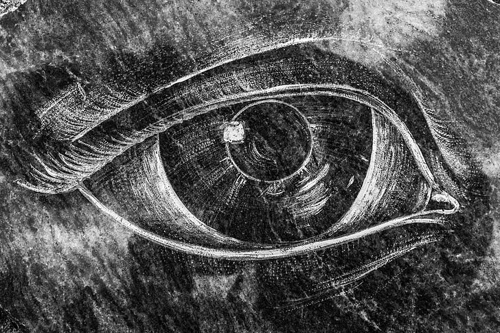 person's eye illustration