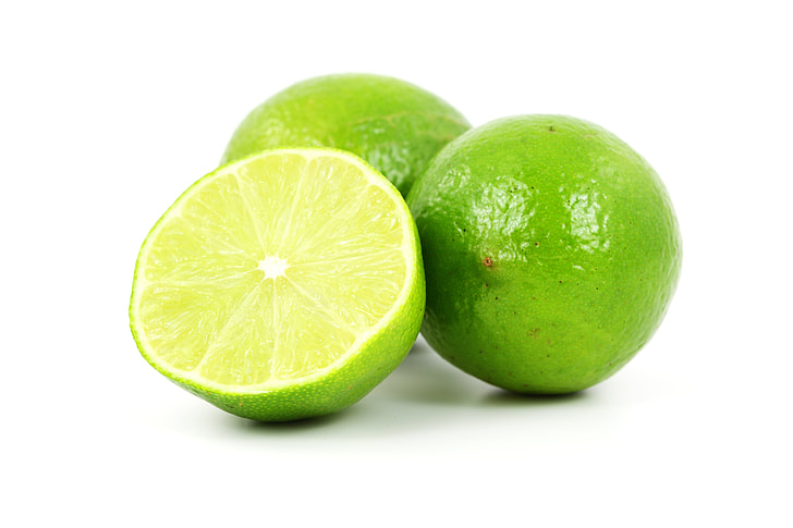 green lemon fruits