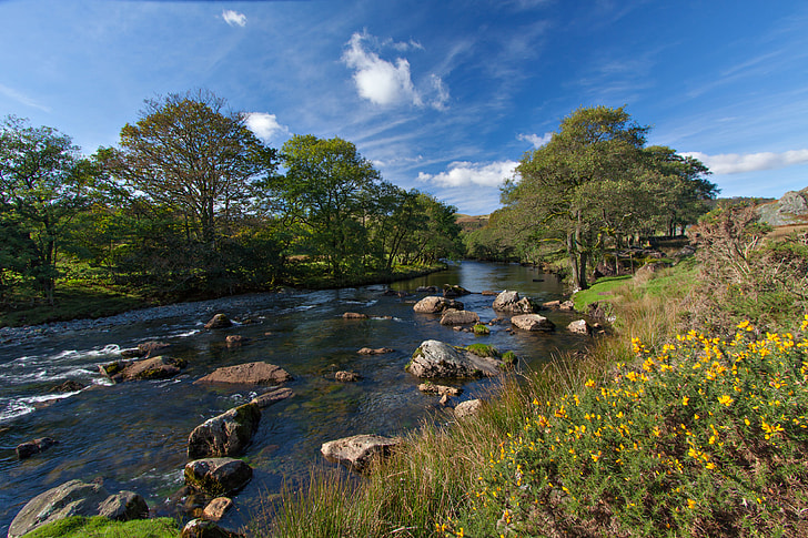 River Esk in the Lake District, Cumbria, England