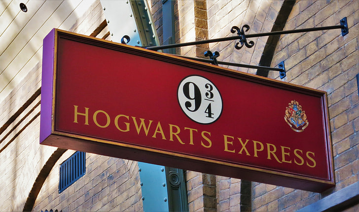 Hogwarts Express road signage