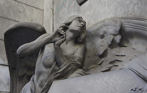 angel concrete statue