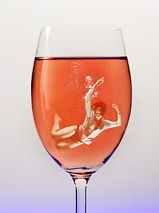 clear wine glass