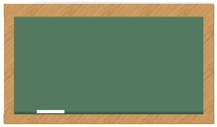 rectangular green board on brown background