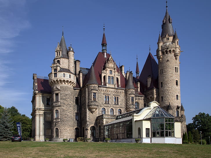 castle with towers