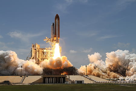launching of space shuttle