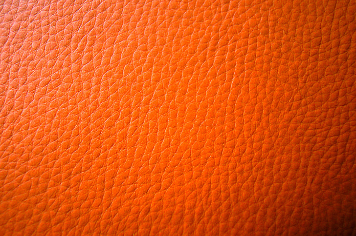 red leather textile