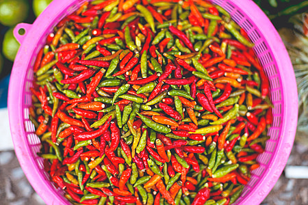 Basket of chilis