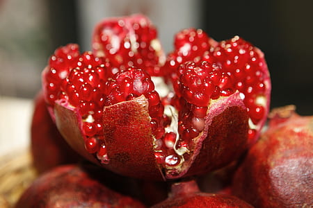 red fruit with seeds