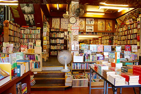 book store setup