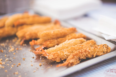 Fried Prawns Seafood