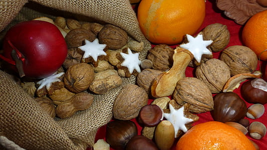 assorted-variety of nuts