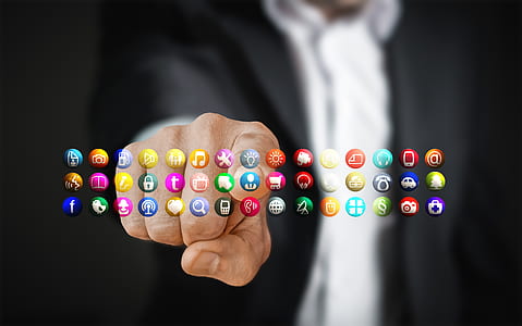smartphone application icons
