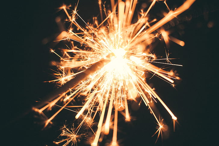 closeup photo of fireworks