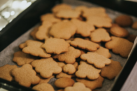 Homemade gingerbread cookies