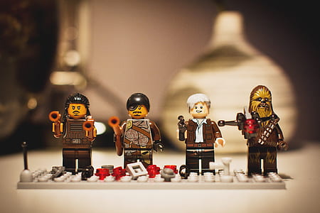 Four Star Wars Lego Mini Figures