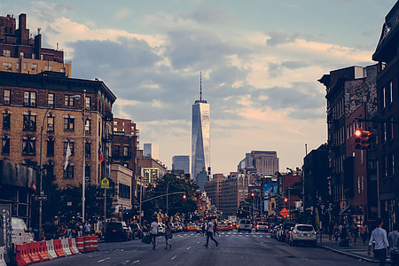 Street shot from downtown Manhattan, New York City