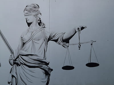 illustration of Lady Justice