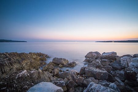 Seaside Rocks Sunset