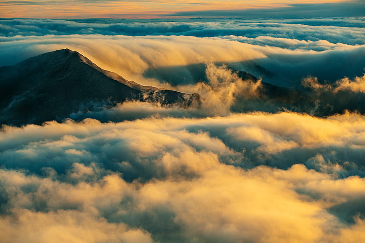 sea of clouds photo