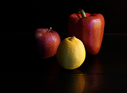 Red Bell Pepper Red Apple Lemon Citrus