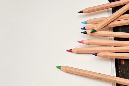 School pencils in classroom