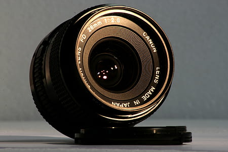 Black Canon Dslr Lens