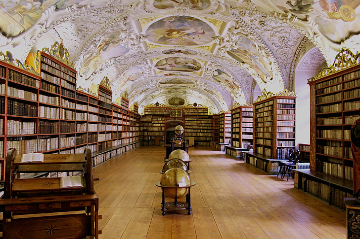 inside view of library