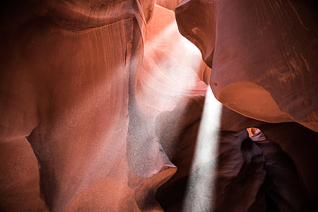landscape photography of inside a cave