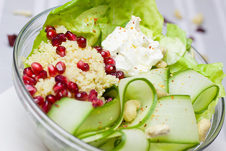 Healthy bowl of salad